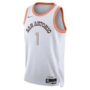Nike NBA Dri-FIT Victor Wembanyama San Antonio Spurs City Edition 2023/24 Jersey - Pánské - Dres Nike - Bílé - DX8519-102 - Velikost: L