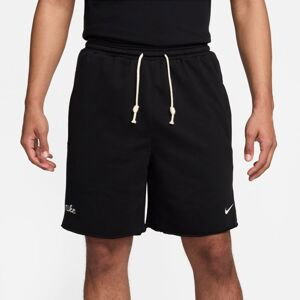Nike Dri-FIT Standard Issue Fleece 8" Basketball Shorts Black - Pánské - Kraťasy Nike - Černé - FN2890-010 - Velikost: S