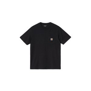 Carhartt WIP S/S Pocket T-Shirt Black - Pánské - Triko Carhartt WIP - Černé - I030434_89_XX - Velikost: L