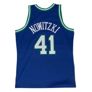 Mitchell & Ness Dirk Nowitzki 1998-99 Dallas Mavericks Swingman Jersey  - Pánské - Dres Mitchell & Ness - Modré - MN-NBA-353J-308-FGYDKN-DALMAV - Veli