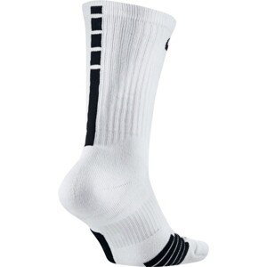 Nike NBA U ELITE Crew Socks - Pánské - Ponožky Nike - Bílé - SX7587-100 - Velikost: S