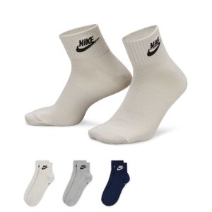 Nike Everyday Essential Ankle Socks 3-Pack Multi-Color - Unisex - Ponožky Nike - Vícebarevné - DX5074-903 - Velikost: L