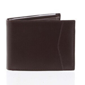 Pánská hnědá kožená volná peněženka - Tomas Paast