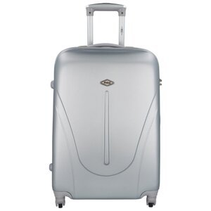 Stylový pevný kufr stříbrný - RGL Paolo M