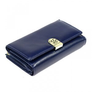Dámská kožená peněženka modrá - Gregorio Felissita