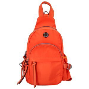 Dámský batoh oranžový - Paolo bags Varvaras