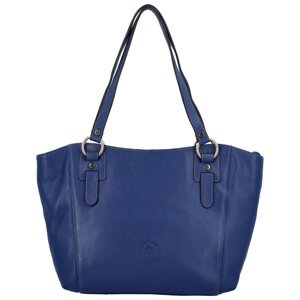 Dámská kožená kabelka přes rameno modrá - Katana Lorey
