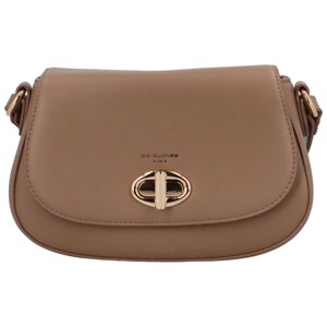 Dámská crossbody kabelka taupe - David Jones Ima