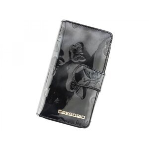 Dámská kožená peněženka černá - Gregorio Cecellia