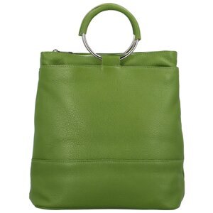 Dámský kožený batůžek zelený - Delami Joyce