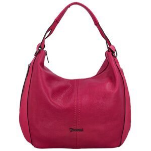Dámská větší kabelka na rameno švestkově červená - Coveri Giadia