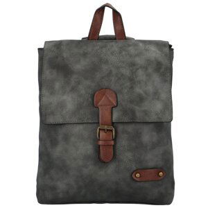 Dámský kabelko batoh šedý - Coveri Atalanta
