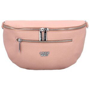 Dámská crossbody/ledvinka růžová - Coveri Kaito