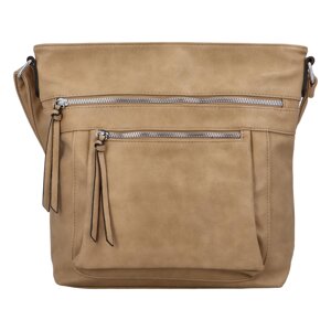 Dámská crossbody kabelka béžová - Paolo bags Saneka