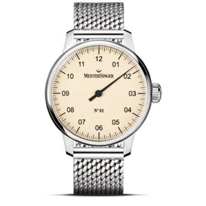 MeisterSinger N°01 AM3303 - Náramek z pletené oceli