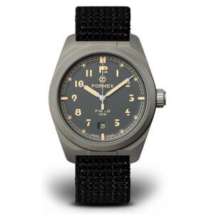 Formex Field Automatic Ash Grey Nylon-Velcro Black Strap 0660.1.6543.121