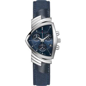 Hamilton Ventura Blue Chrono Quartz H24432941