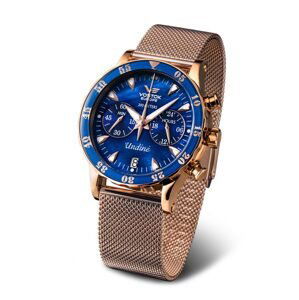 Vostok Europe Undine VK64-515B670B - Zlatý ocelový mesh řemínek