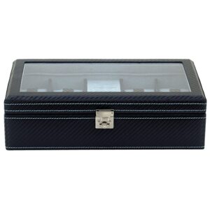 Box na hodinky Friedrich Lederwaren Carbon 32059-5