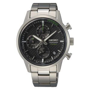 Seiko Quartz Titanium Chronograph SSB389P1