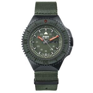 Traser P69 Black Stealth Green Nato