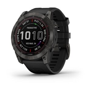 Garmin Fenix 7X Sapphire Solar Edition Grey DLC Titanium / Black Band 010-02541-11