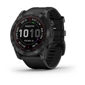 Garmin Fenix 7X Sapphire Solar Edition Black DLC Titanium / Black Band - 010-02541-23