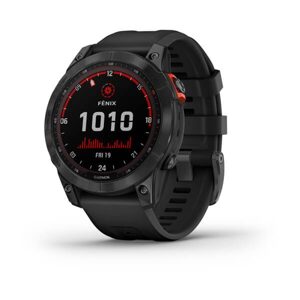 Garmin Fenix 7 Solar Gray/ Black Silicone Band - 010-02540-11