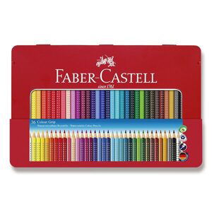 Sada Pastelky Faber-Castell Grip 2001 v plechové krabičce - 36 barev 0086/1124350