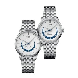 SET Mido Baroncelli Smiling Moon M027.407.11.010.01 a M027.207.11.010.01