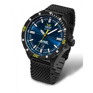 Vostok Europe Almaz Automatic Line NH35A/320C257 - Ocelový řemínek s černou PVD úpravou