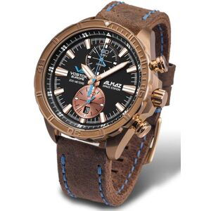 Vostok Europe Almaz Bronze Line 6S11/320O266 - Kožený řemínek