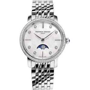 Frederique Constant Slimline Ladies Moonphase Quartz FC-206MPWD1SD6B