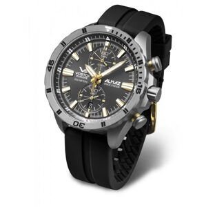 Vostok Europe Almaz Titanium Line 6S11/320H521 - Silikonový řemínek černý