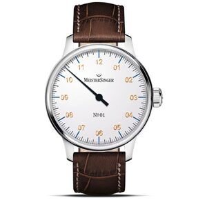 MeisterSinger N°01 AM3301G - Tmavě hnědý kožený řemínek