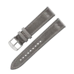 Řemínek Laco Pilot Strap "Basis" - šedý - 18 mm - L – Standardní délka (doporučujeme) - 16 mm