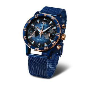 Vostok Europe Undine VK64-515E628B - Ocelový řemínek s modrou PVD úpravou