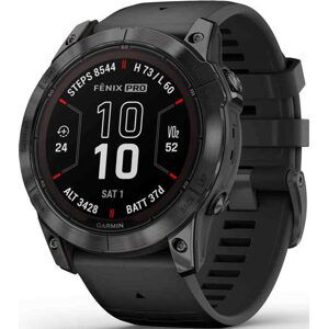 Garmin Fēnix 7 Pro Sapphire Solar Edition Carbon Gray DLC Titanium / Black Band - 010-02777-11