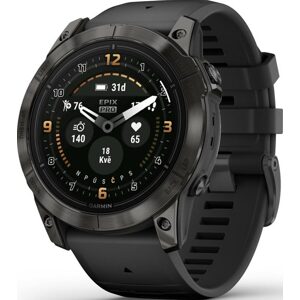 Garmin Epix™ Pro (Gen 2) Sapphire Edition Carbon Gray DLC Titanium / Black Band - 010-02804-01