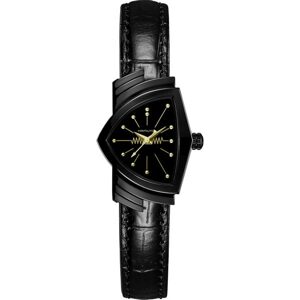 Hamilton Ventura Black & Gold S Quartz H24201730