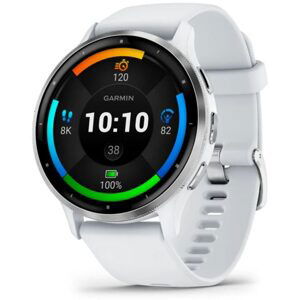 Garmin Venu® 3 Silver/White/ Silicone band  010-02784-00