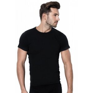 Pánské tričko Rossli MTP 001 krátký rukáv černá XXL černá