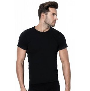 Pánské tričko Rossli MTP 001 krátký rukáv černá L černá