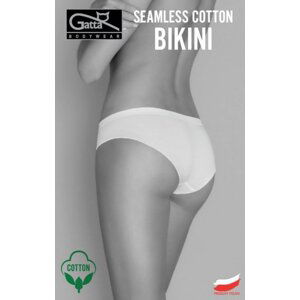 Gatta Seamless Cotton Bikini 41640 dámské kalhotky M light nude/odstín béžové