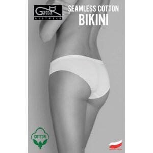Gatta Seamless Cotton Bikini 41640 dámské kalhotky L černá