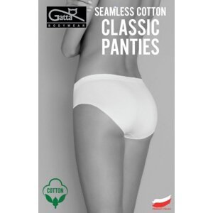 Gatta Seamless Cotton Classic 41635 dámské kalhotky L white/bílá