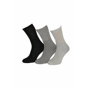 E&E  024 A'5 5-pack pánské ponožky 43-46 grafitová (tmavě šedá)