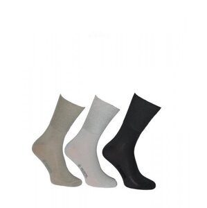 Terjax Bamboo line beztlakové art.015 Pánské ponožky 45-47 bílá
