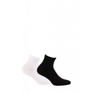 Wola W94.3N4 AG+ Pánské kotníkové ponožky 39-41 white/bílá