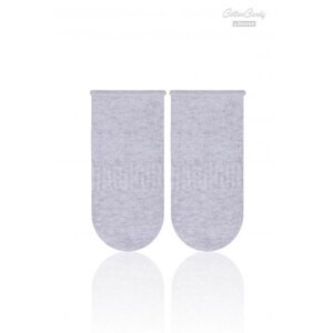 Steven Cotton Candy art.146 Hladké dětské ponožky 17-19 světle šedá melanž